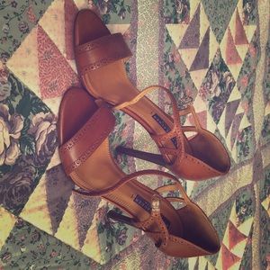 Ralph Lauren Leather Sandals Made in Italy